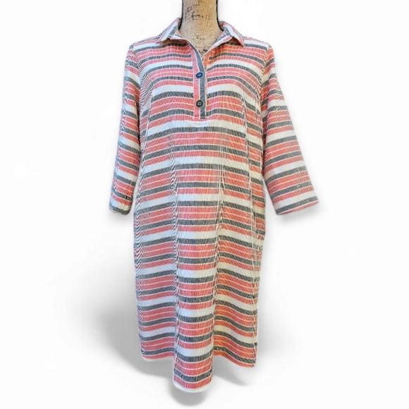 J. McLaughlin Dresses & Skirts - J. McLaughlin Swing Dress 3/4 sleeves ,Size M